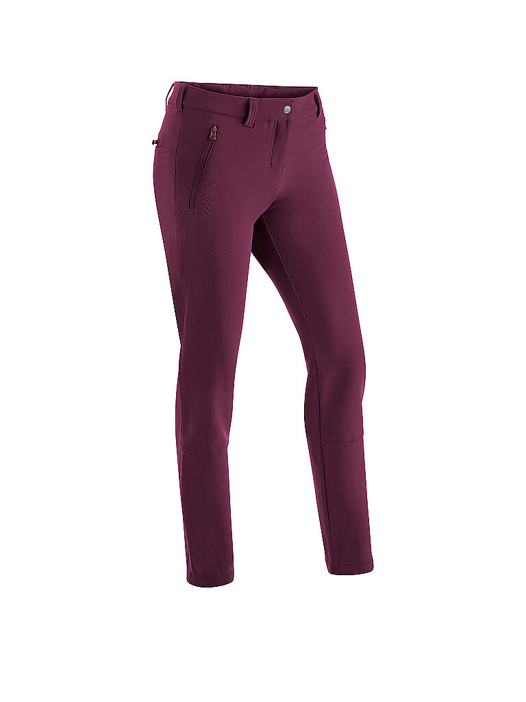 MAIER SPORTS Damen Wanderhose Helga Slim dunkelrot | 42